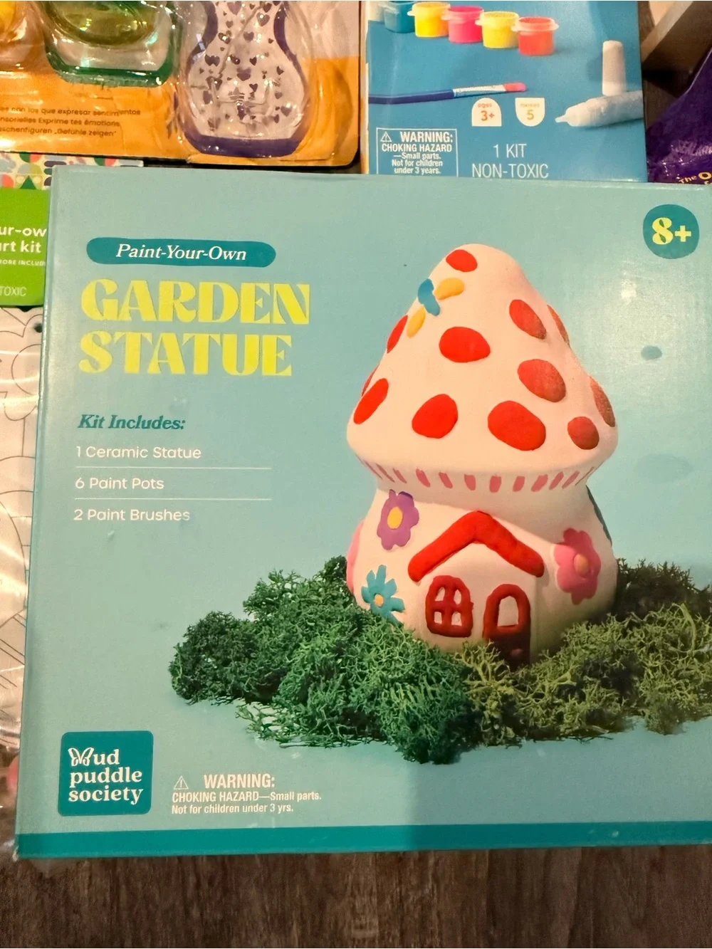 Craft Box Kids Summer Fun Learning Activities Kinetic Sand paint & Sensory Set